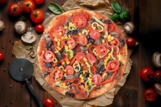 Vegan Pizza (Küçük) görseli