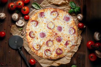 Sucuk Sever Pizza (Büyük) görseli