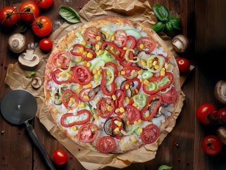 Vejetaryen Pizza (Orta) görseli