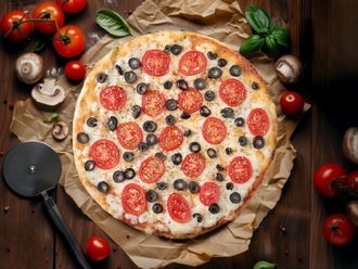 Ege Style Pizza (Büyük) görseli