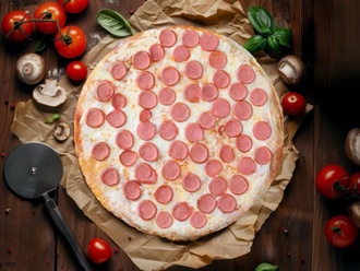 Sosis Sever Pizza (Orta) görseli