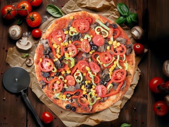 Vegan Pizza (Büyük) görseli