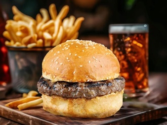 Kids Burger Menü görseli