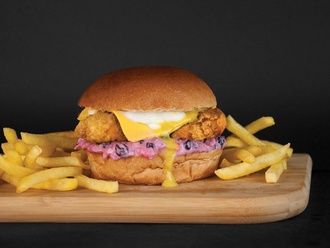 Chicken Coleslaw Burger görseli