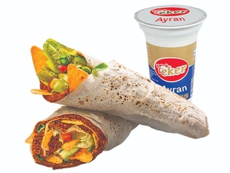 Doritoslu Mega Torpilli Çiğ Köfte Dürüm Menü görseli