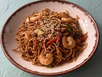 Karidesli Noodle görseli