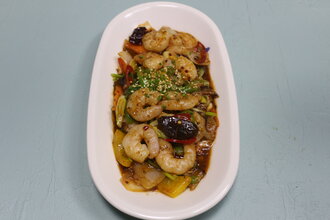 Acılı Sarımsaklı Karides görseli