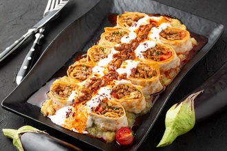 Patlıcanlı Yoğurtlu Et Tantuni görseli