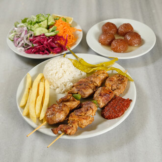 Tavuk Şiş Menü görseli