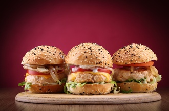 3'lü Mini Chicken Burger Menü görseli