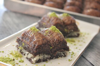 Fıstıklı Soğuk Baklava (Dilim) görseli