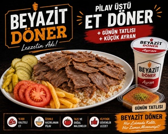 Pilav Üstü Et Döner Menü görseli