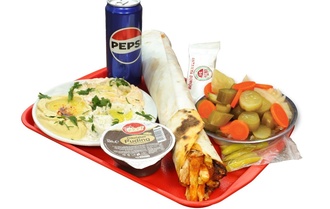 Antakya Usulü Soslu Tavuk Döner Dürüm Menü görseli