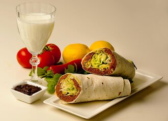 Mega Çiğ Köfte Dürüm görseli