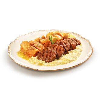 Beğendili Mangalda Köfte görseli