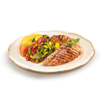 Duble Izgara Tavuk & Karışık Sebze görseli