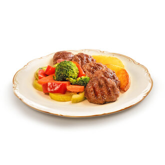 Izgara Köfte & Buharda Sebzeler görseli