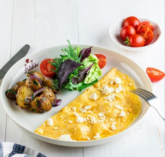 Beyaz Peynirli Omlet görseli