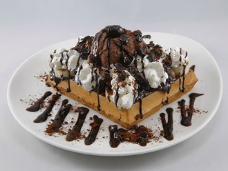 Türk Kahveli Waffle görseli