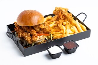 Cajun Ajun's Special Burger + (330 Ml.) görseli