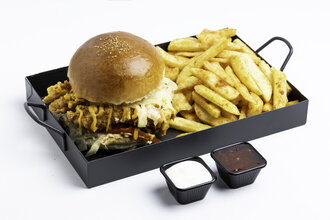 Cheese Cajun Ajun's Burger görseli