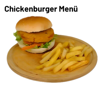 Chicken Burger Menü görseli