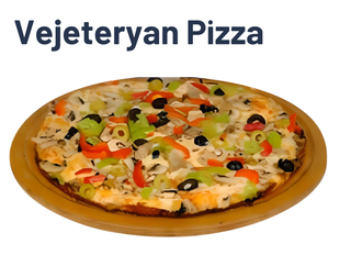 Vegetarian Pizza (3 Kişilik) görseli