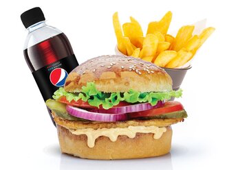 Grill Chicken Burger Menü görseli