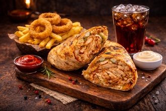 Hatay Usulü Tavuk Döner Dürüm Menü 2 görseli