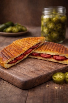 Sucuklu Bazlama Tost görseli