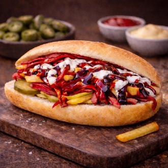 Barbekü Soslu Patso Sandviç görseli