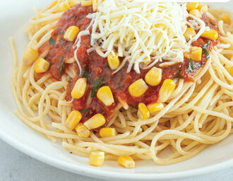 Domates Soslu Spaghetti görseli