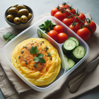 Peynirli Omlet görseli