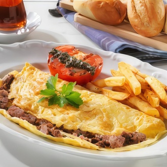 Omlet Kavurmalı görseli