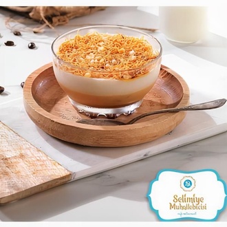 Karamelli Kadayıflı Muhallebi görseli