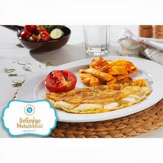 Omlet Otlu Peynirli görseli