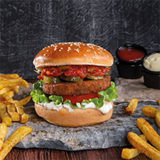 Regular Veggie Burger görseli