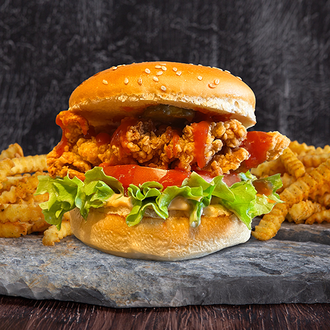 Regular Crispy Chicken Burger görseli