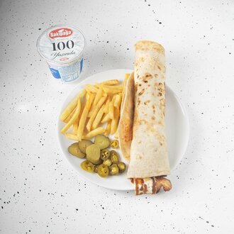 Çift Lavaş Kaşarlı Tavuk Bonfile Dürüm görseli