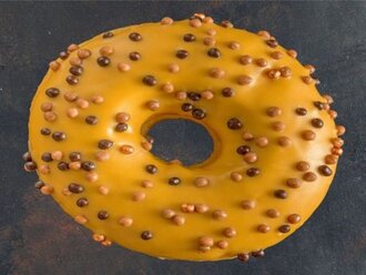 Karamelli Halka Donut (Adet) görseli