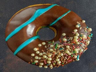 Çikolatalı Halka Donut (Adet) görseli