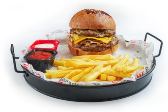 Double Karamelize Burger görseli