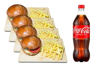 4'lü Hamburger Menü görseli