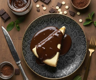 Belçika Çikolatalı Cheesecake görseli