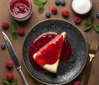 Frambuazlı Cheesecake görseli