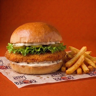 Happy Vegan Schnitzel Burger görseli