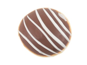 Çikolata Kaplı Vişneli Donut (Adet) görseli