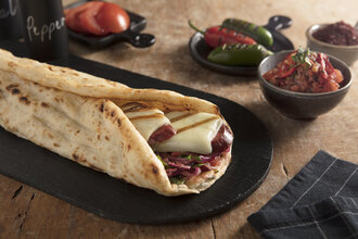 Double Kaşarlı Sucuklu Dürüm görseli