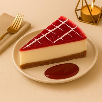 Frambuazlı Cheesecake (Dilim) görseli