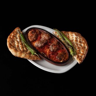 Kiremitte Sade Köfte görseli